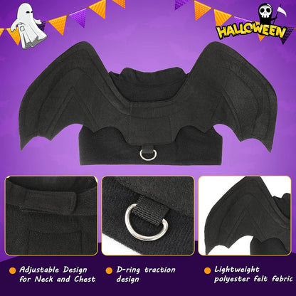 Dog Halloween Costume - Halloween Bat Wings Pet Costumes for Dogs Cats Halloween Party Medium